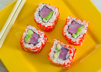 Image showing sushi