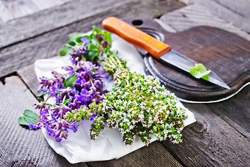 Image showing fresh herbal