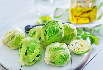 Image showing brussel sprouts