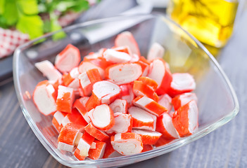 Image showing crab sticks