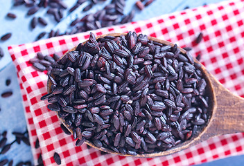 Image showing black rice