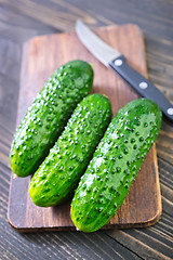 Image showing cucumbers