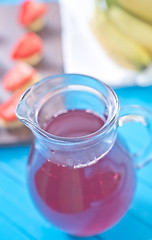 Image showing strawberry drink