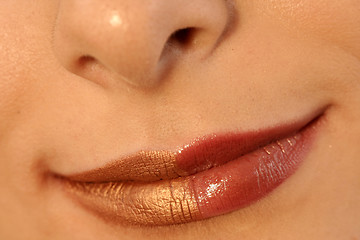 Image showing bright lips