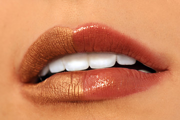 Image showing bright lips