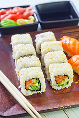 Image showing sushi