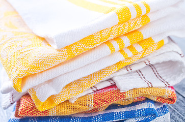 Image showing kitchen towels