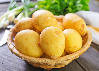 Image showing raw potato