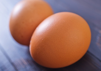 Image showing raw eggs