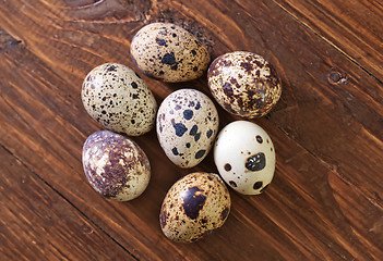 Image showing quail eggs