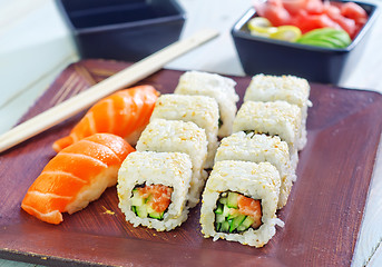 Image showing sushi