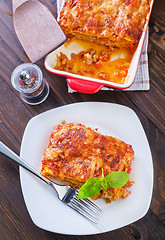 Image showing lasagna