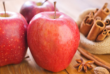 Image showing apple and cinnamon