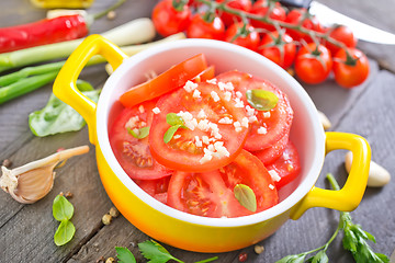 Image showing tomato salad