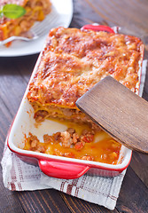 Image showing lasagna