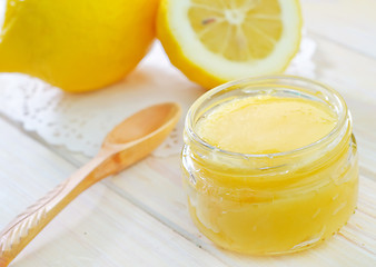 Image showing honey and lemon