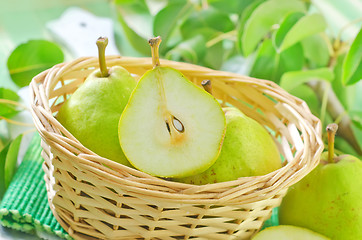 Image showing fresh pears