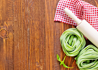 Image showing raw pasta