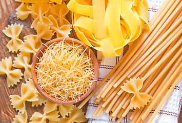 Image showing raw pasta