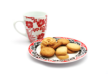 Image showing Cookies and cup.