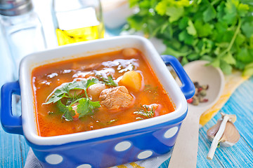 Image showing bean soup