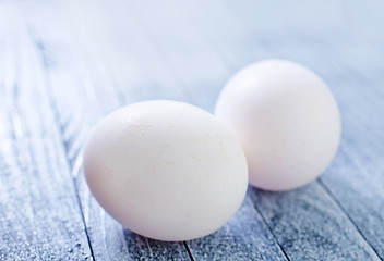 Image showing raw eggs