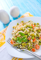 Image showing rice with vegetables