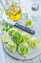 Image showing brussel sprouts