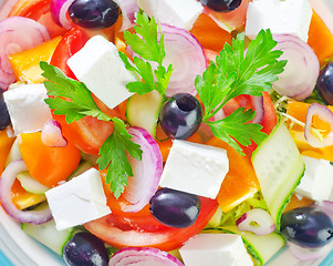 Image showing greek salad