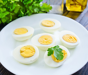 Image showing boiled eggs