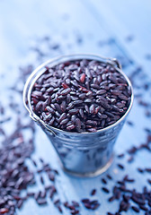 Image showing raw rice