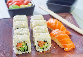 Image showing sushi