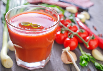 Image showing tomato juice