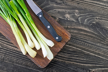 Image showing green onion