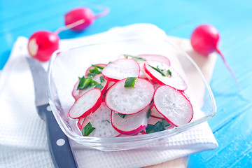 Image showing salad with radish