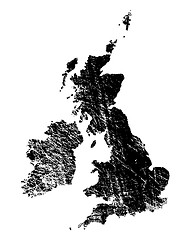 Image showing UK eroded