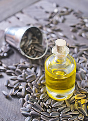 Image showing sunflower oil