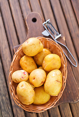 Image showing raw potato