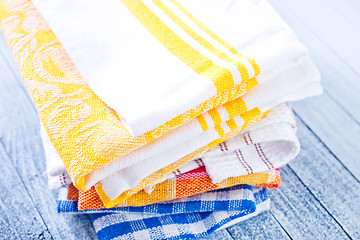 Image showing kitchen towels