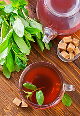 Image showing mint tea