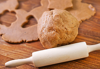 Image showing dough for cookies