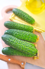 Image showing cucumbers