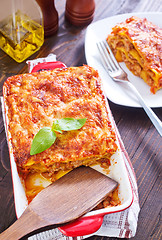 Image showing lasagna