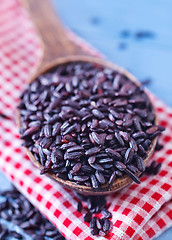 Image showing black rice