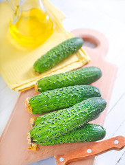 Image showing cucumbers