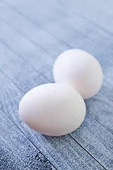 Image showing raw eggs