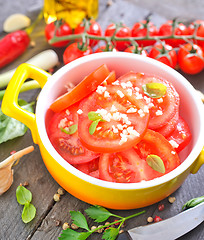 Image showing tomato salad