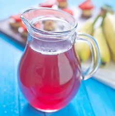 Image showing strawberry drink