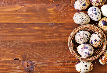 Image showing quail eggs