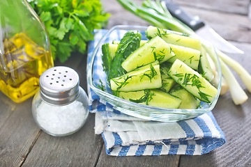 Image showing cucumber salad